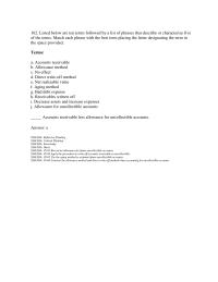 Accounting Chapter 5 5 Discuss the differences between the allowance method and the direct write-off method for recording uncollectible accounts