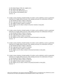 Economics Chapter 41 2 A labor system where by a limited number of workers can be certified to work in a particular field but are of higher ability