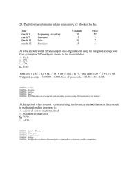 Accounting Chapter 6 2 which inventory valuation method would a company likely choose if they want to have the highest possible balance of inventory on the balance sheet