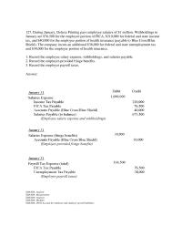 Accounting Chapter 8 4 Midwest Shipping pays employees at the end of each month. Payroll information is listed below for January, the first month of the fiscal year