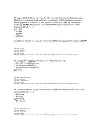 Accounting Chapter 11 2&nbsp;Cash received from issuing common stock would be classified in which section of the Statement of Cash Flows