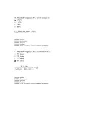 Accounting Chapter 12 2 We use horizontal analysis to analyze trends in financial statement data, such as the dollar amount of change and the percentage change