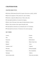 Psychology Chapter 4 Homework White collar crime today generally encompasses a variety of nonviolent crimes usually committed in commercial situations for financial gain