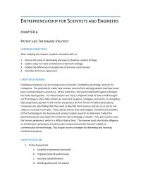 Entrepreneurship Chapter 6 Homework In what ways can an effective patent strategy contribute to the success of a technology venture