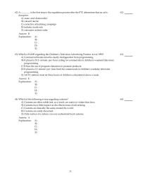 Chapter 3 2 When an industry develops, uses, and enforces norms, this is known as which type of self-regulation