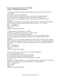 Business Communication Chapter 5 1 Which of the following identifies a paragraph that focuses on the reasons that something gets developed