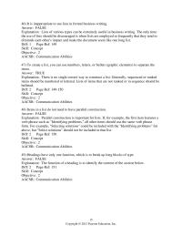 Business Communication Chapter 6 2 Readers can get a more out of a document just by reading its descriptive headings than by reading its informative headings.