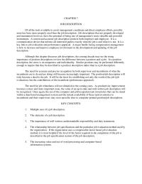 Human Resources Chapter 07 Homework Of all the tools available to assist management coordinate and direct employee efforts, possibly none has been more properly used than the job description