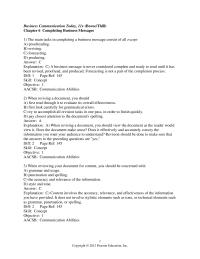 Business Communication Chapter 6 1 In revising an important report, you want to make sure all numbers are written with numerals rather than being spelled out