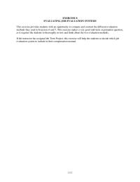 Human Resources Chapter 08 Homework This exercise makes a very good mid-term examination question, as it requires the students to thoroughly review