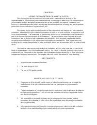 Human Resources Chapter 09 Homework This chapter provides the instructor and reader with a comprehensive analysis of the implementation of a point-factor job evaluation method