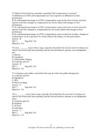 Management Chapter 8 2 If Span do Corp wanted to measure the performance of its divisions with a method that would minimize any potential short-term bias