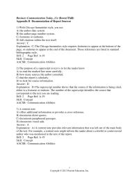 Business Communication Appendix B 1 Unlike source notes, content notes may supplement your main text with comments and/or cross-references