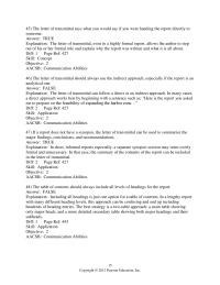 Business Communication Chapter 15 2&nbsp;The letter of transmittal says what you would say if you were handing the report directly to someone