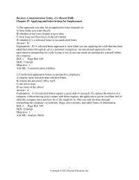 Business Communication Chapter 19 1 If your application letter and résumé fail to bring a response within a week or so after the position close date