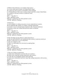 Finance Chapter 2 2 According to the equation of exchange, how can national income grow even though the amount of money does not