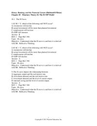 Finance Chapter 18 1 The series of induced changes in consumption spending that result from an initial change in autonomous expenditure is called the