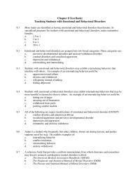 Chapter 8 1 Test Bank Teaching Students With Emotional And Behavioral Disorders 81 More