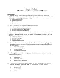 Chapter 12 1 Ms Grouped Her Students With Varying Degrees Abilities Each Group This Known