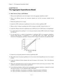 Economics Chapter 11 1 Explain why exports are added to, and imports are subtracted from