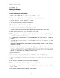 Economics Chapter 15 answer the next questions based on the following consolidated balance sheet&nbsp;