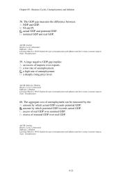 Economics Chapter 9d 2 58 The GDP Gap Measures The Difference Between NDP And GDP And