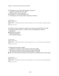Economics Chapter 19d 3 Which Idea Associated With Mainstream Economics Capitalist Economies Tend Stable Monetary