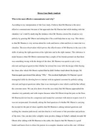 Devox Case Study Analysis