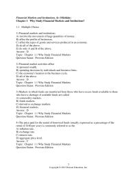 Finance Chapter 1 1 D topic 2 Why Study Financial Institutions question Status Previous Edition 28 Banks Are