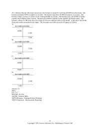 Accounting Chapter 2 3 At the end of the month, the business receives a bill for utility expenses