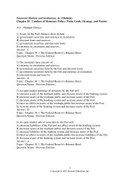 Finance Chapter 10 1 Federal Reserve Bank Of Chicago Boston New York San Francisco answer topic