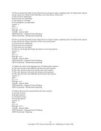 Accounting Chapter 3 2 What is the effect of the adjusting entry for Depreciation expense
