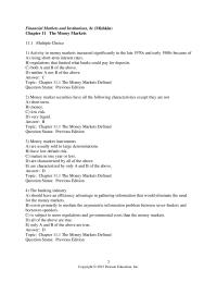 Finance Chapter 11 1 B topic 4 Money Market Instruments question Status Previous Edition 32 Government Securities Dealers