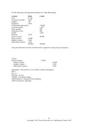 Accounting Chapter 4 3 The post-closing trial balance shows the net income for the period just ended