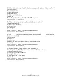 Finance Chapter 17 2 E topic 4 Off balance sheet Activities question Status Previous Edition74 Banka Obtains Funds Borrowing