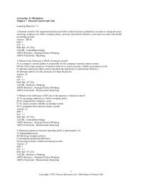Accounting Chapter 7 1 Keeping office supplies under lock and key is representative of