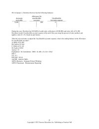 Accounting Chapter 8 2 The direct write-off method is used primarily by large, publicly owned companies