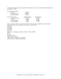 Accounting Chapter 14 4 Avatar Company uses the direct method to prepare its statement of cash flows