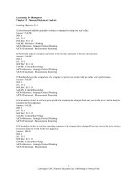 Accounting Chapter 15 1 Investors and creditors generally evaluate a company by using one year’s data