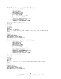Accounting Chapter 16 3 Prepare a schedule of cost of goods manufactured for South State Company