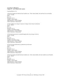 Accounting Chapter 19 1 Total variable costs change in response to changes in the volume of production
