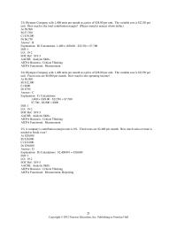 Accounting Chapter 19 2 Bell Products Manufactures Packs Pesticides Which Are Sold Farmers Cost Volume And