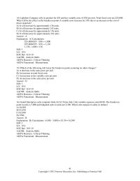 Accounting Chapter 19 3 Runnymeade Products makes a racing bicycle tire.&nbsp; Cost and volume data are below
