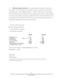 Finance Chapter 2 3 Debt Versus Equity Financing You Are Considering Stock Investment One Two