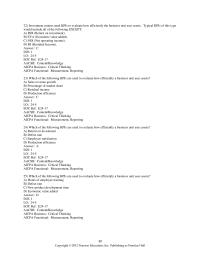 Accounting Chapter 24 3 Which of the following statements MOST accurately describes the profit margin