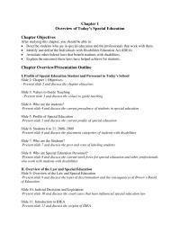 Special Education Chapter 1 Homework Describe students who are in special education and the professionals&nbsp;