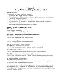 Special Education Chapter 3 Homework have students read the case study at the beginning of the chapter