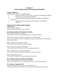 Special Education Chapter 9 Homework have students revisit the case study at the beginning of the chapter