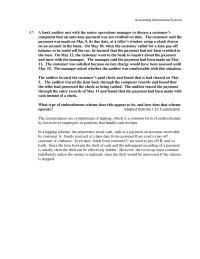Accounting Chapter 5 Homework For Example Stolen Inventory And Equipment Must Sold Otherwise Converted Into Cash