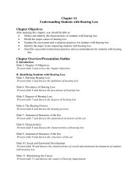 Special Education Chapter 14 Homework discuss the prevalence of inclusionary practices for students with hearing loss